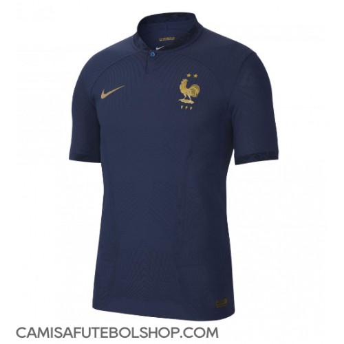 Camisa de time de futebol França Replicas 1º Equipamento Mundo 2022 Manga Curta